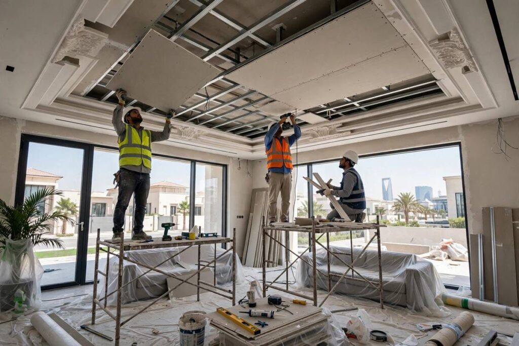 مقاول جبس بورد ومستعار الرياض - اسقف مستعارة 0555042403